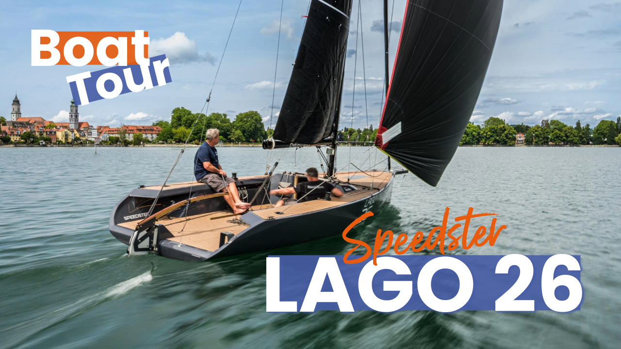 Lago 26 Speedster, moins d’1 tonne, mât carbone et pilotage solo